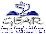 Logo of Group for Evangelism & Renewal GEAR